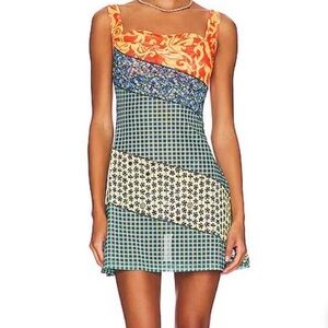 Miaou Patchwork Mini Dress